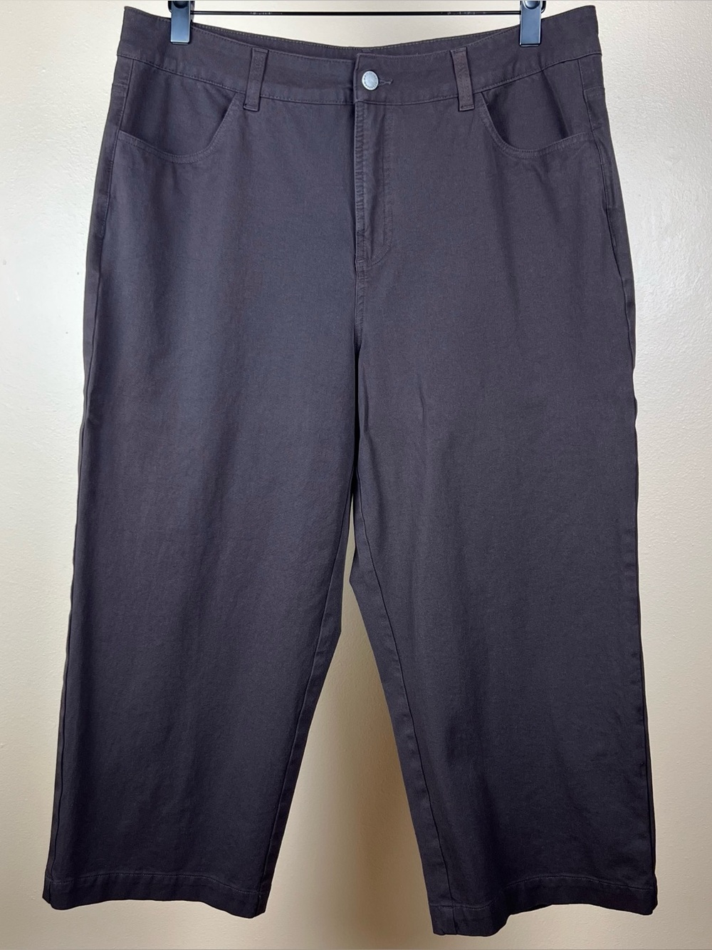 Universal Standard Stretch Cotton Twill Boyfriend Crop Pants